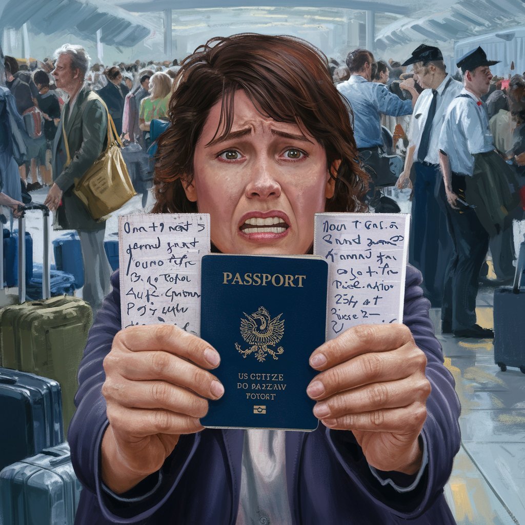 u.s. citizen blocked from poland over handwritten notes in passport