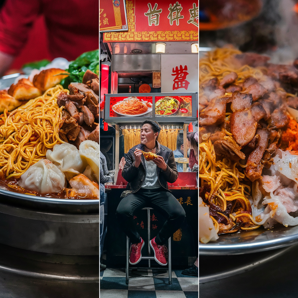 chinatown hawker leftovers consumption