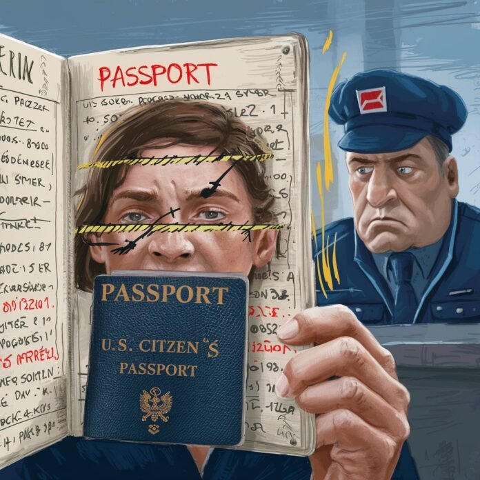 u.s. citizen blocked from poland over handwritten notes in passport