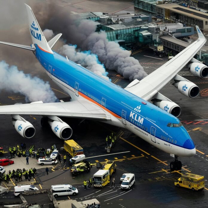klm flight kl635 diverts to glasgow after declaring emergency