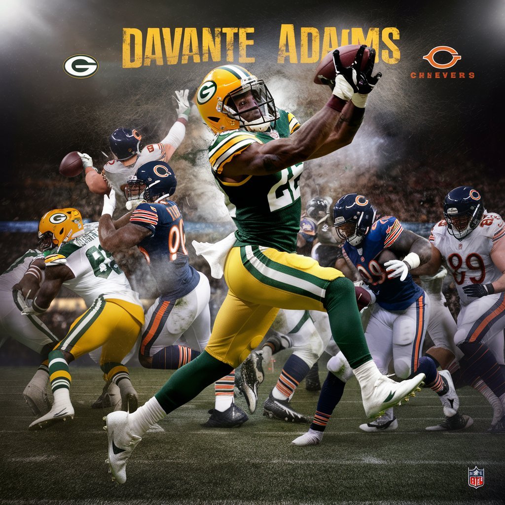 davante adams takes a swipe at the bears.