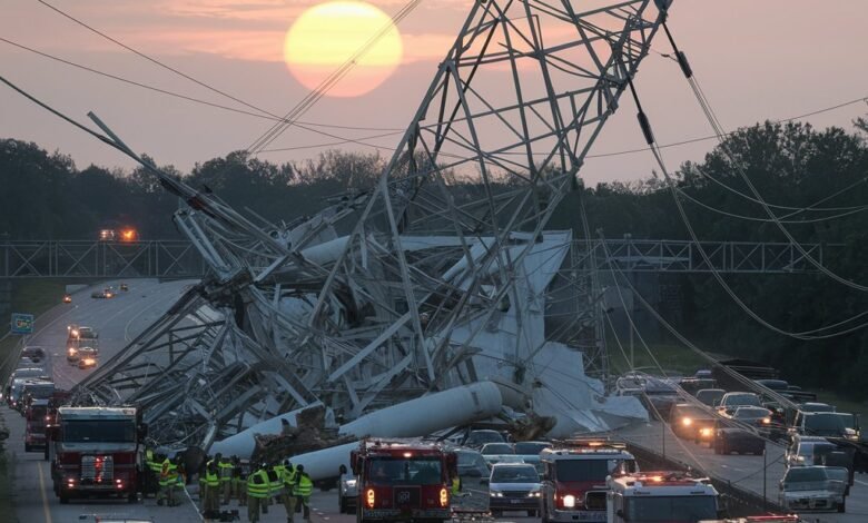 i-75 power line shutdown