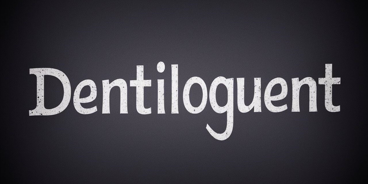 dentiloquent