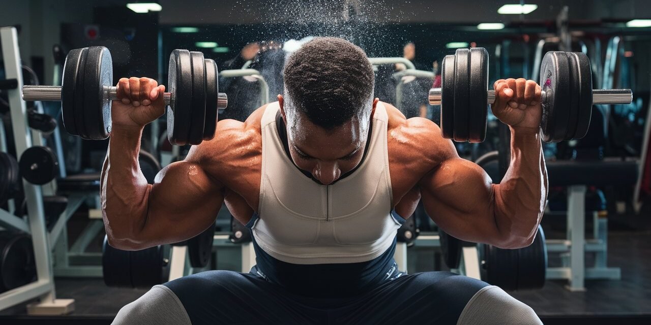 dumbbell shoulder press