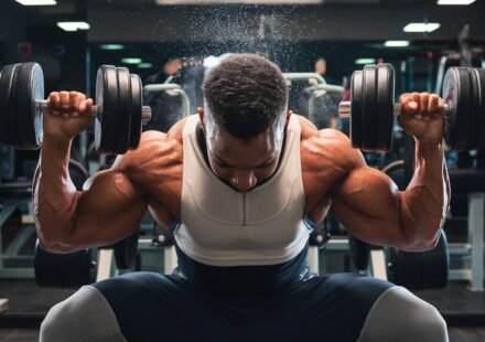 dumbbell shoulder press