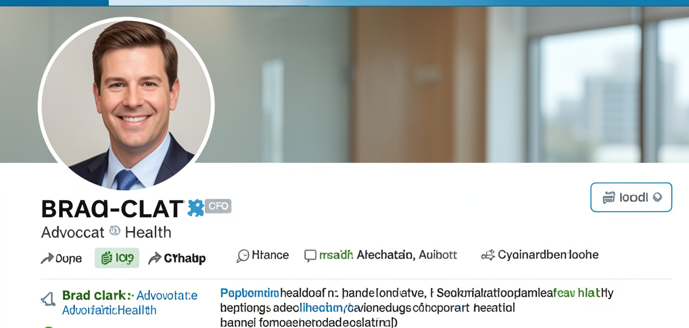 brad clark advocate health cfo linkedin profile