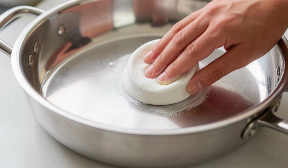 how to polish stainless steel