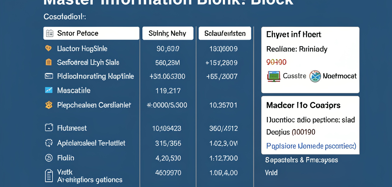 master information block