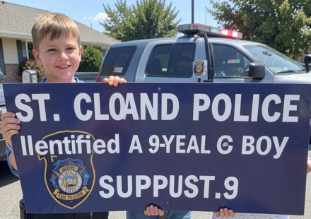 st. cloud police identified a 9-year-old boy as suspect