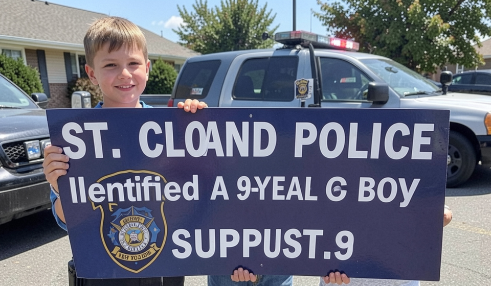 st. cloud police identified a 9-year-old boy as suspect